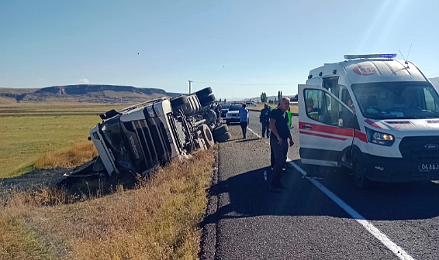 Tutak'ta trafik kazası: 1 yaralı