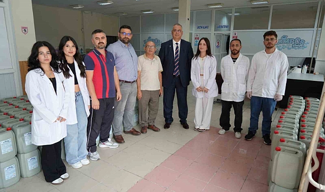 Üniversiteden 29 çeşit temizlik malzemesi