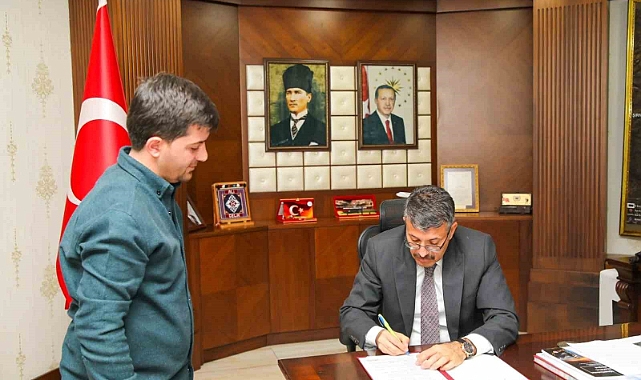 Vali Çelik, "OSB Altyapı Projesi”ni imzaladı