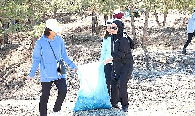 Van'da 500 genç ve gönüllü ormanlık alanda temizlik yaptı