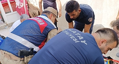 Yere çakılan yamaç paraşütçüsü yaralandı