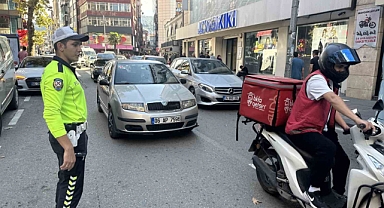 Zonguldak’ta trafik ekipleri çakar denetimi yaptı