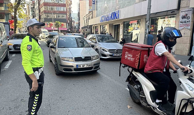 Zonguldak’ta trafik ekipleri çakar denetimi yaptı