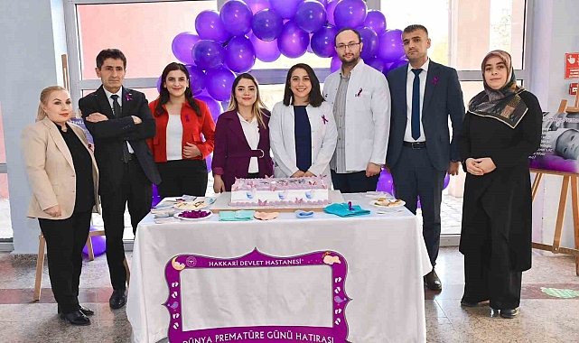 '17 Kasım Dünya Prematüre Günü' etkinliği Kutlandı Hakkari'de