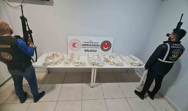50 kilogram metamfetamin ele geçirildi Sınır kapısında