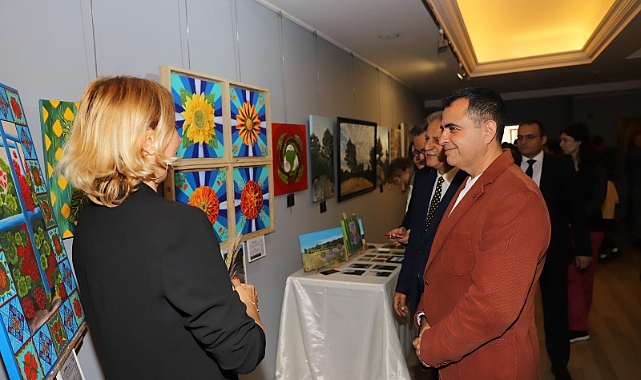 9. Alanya Uluslararası Sanat Sergisi açıldı