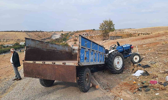 Adıyaman’da traktör devrildi: 1’i ağır 6 yaralı