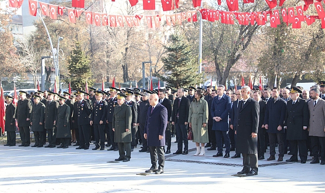Ağrı'da Atatürk'ü anma töreni düzenlendi