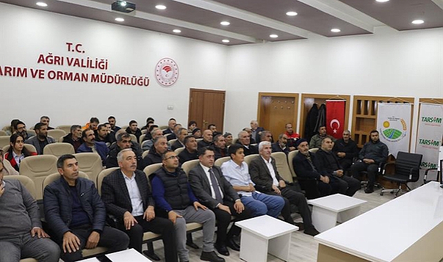 Ağrı’da Çiftçilere Yönelik TARSİM Bilgilendirme Toplantısı Gerçekleştirildi