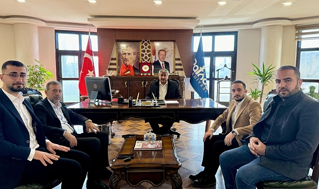 AK Parti Patnos İlçe Teşkilatından Belediye Başkanı Abdulhalik Taşkın’a Ziyaret