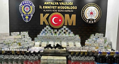Antalya’da çok sayıda gümrük kaçağı malzeme ele geçirildi, 11 şahsa adli işlem yapıldı