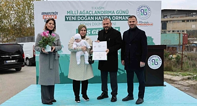 Arnavutköy’de doğan her çocuk için bir ağaç yetişecek