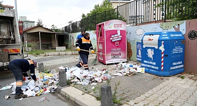 Ataşehir’de temizlik hareketi: Günlük 500 tona yakın çöp toplanıyor