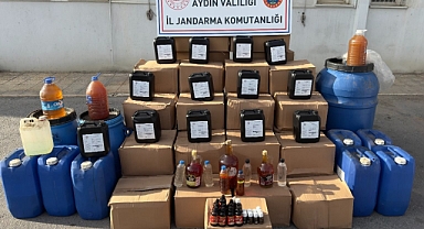 Aydın’da jandarmadan kaçak içki operasyonu