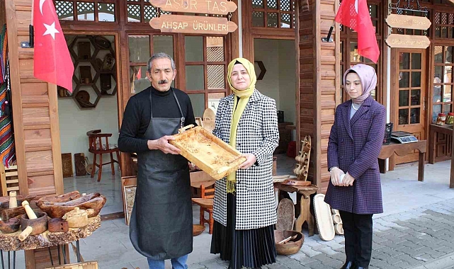 Azime Çiftçi'den Tortum'da anlamlı ziyaretler