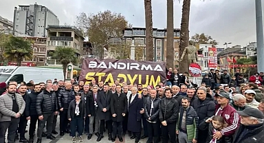Bandırma'da yeni stat talebi: Binlerce taraftar Bandırmaspor için bir araya geldi