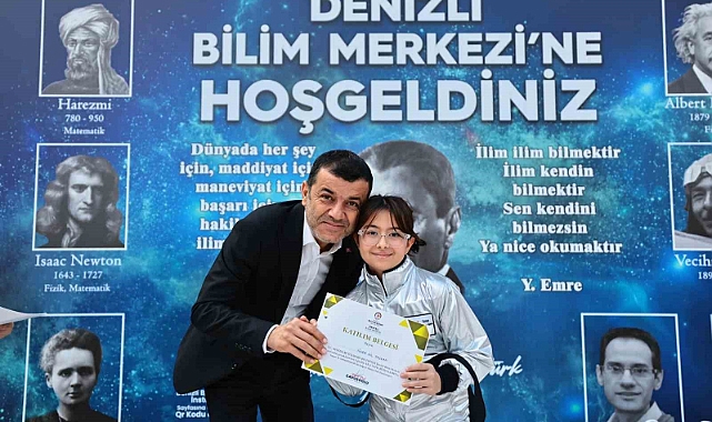 Başarı belgeleri Başkan Amcadan