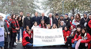 Başkan Arslan, gönüllü gençleri ağırla