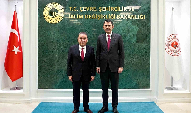 Başkan Böcek, Bakan Kurum ile Antalya’nın geleceğini görüştü