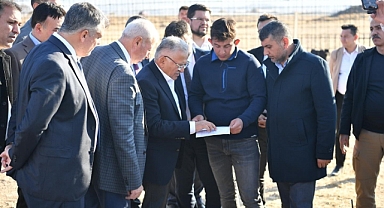 Başkan Büyükkılıç, Develi’nin giriş kapısı olacak yeni terminal inşaatını inceledi