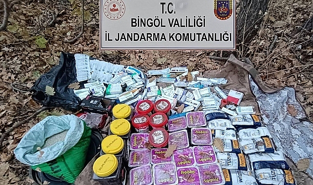 Bingöl'de PKK terör örgütüne ait yaşam malzemesi ele geçirildi
