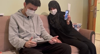 Bingöl polisinden kanser tedavisi gören öğrenciye moral