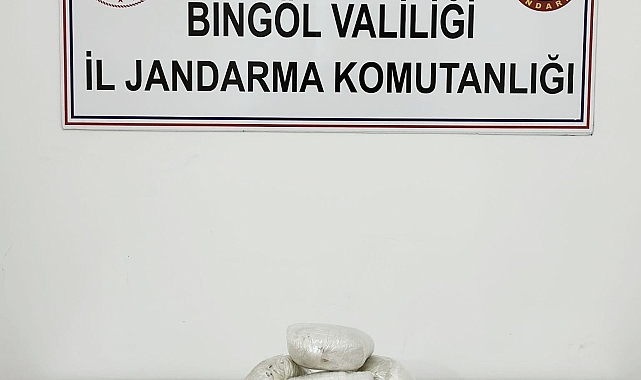 Bingöl'de 20 kilo esrar ele ele geçirildi