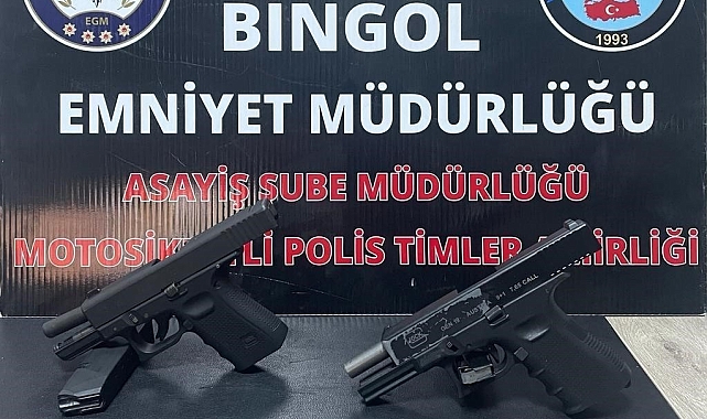 Bingöl'de ruhsatsız silah ve uyuşturucu ele geçirildi