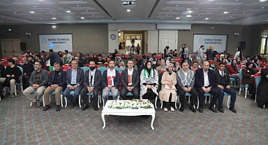 BTÜ’de şiirler Filistin için okundu