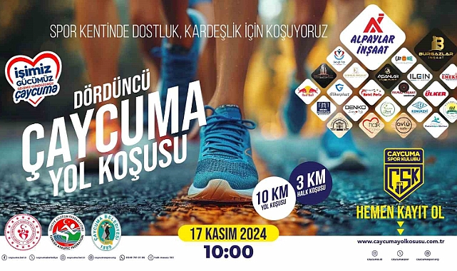 Çaycuma 4. yol koşusunda kayıtlar 567’ye ulaştı