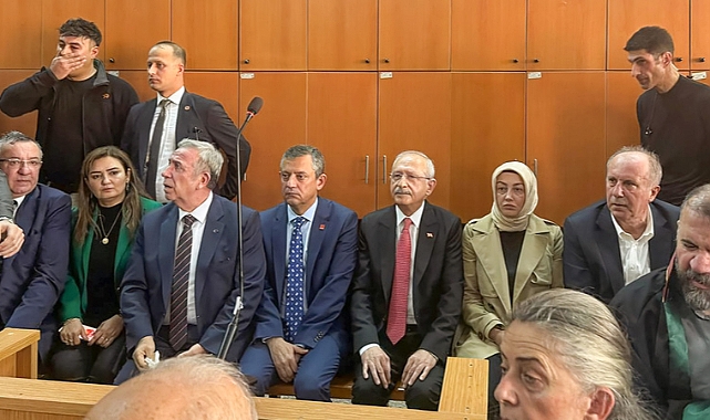 CHP Genel Başkanı Özgür Özel, Önceki Genel Başkan Kemal Kılıçdaroğlu’nun Duruşmasına Katıldı