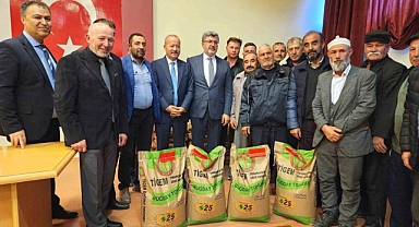 Çiftçilere yarısı hibeli 5 milyon TL’lik tohum dağıtılacak