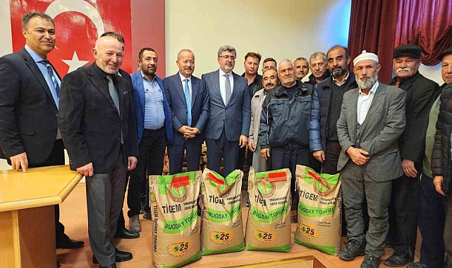 Çiftçilere yarısı hibeli 5 milyon TL’lik tohum dağıtılacak