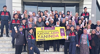Çine’de 62 kadına KADES eğitimi verildi