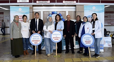 Diyabet hastalığına karşı vatandaşlar bilgilendirildi