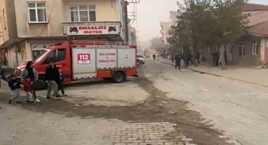 Edirne’de çatı yangını paniğe neden oldu