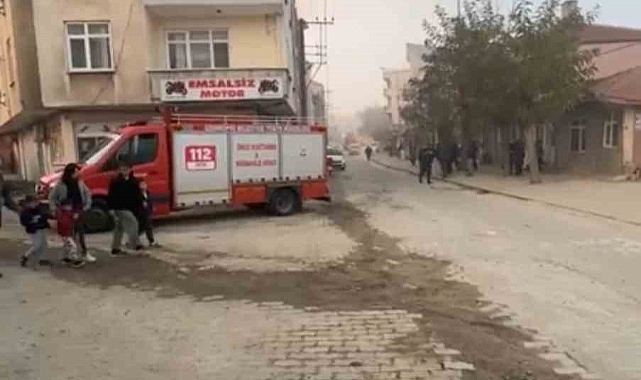 Edirne’de çatı yangını paniğe neden oldu