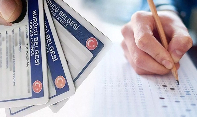 Ehliyet sınavında kopya düzeneği ile yakalandı
