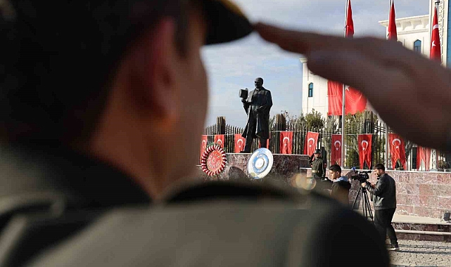 Elazığ’da Atatürk, düzenlenen törenle anıldı