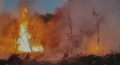 Elazığ’da korkutan yangın