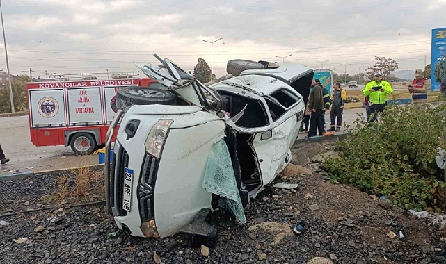 Elazığ’daki kazada yaralanan genç, hayatını kaybetti