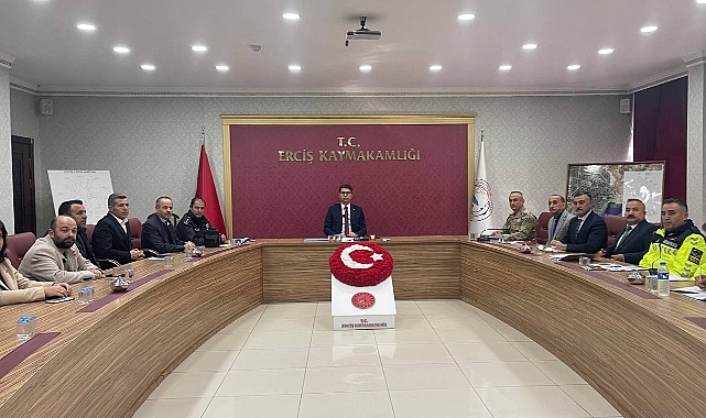Erciş'te "Kış Tedbirleri Koordinasyon Toplantısı" Düzenlendi