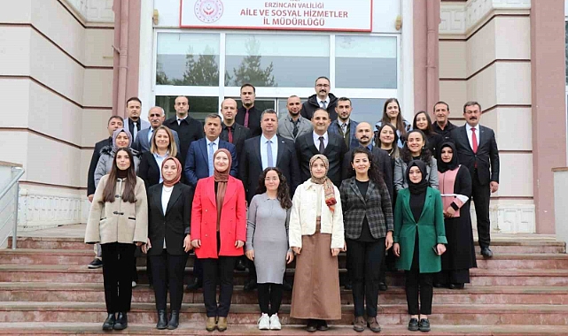 Erzincan Aile ve Sosyal Hizmetler İl Müdürlüğü Türkiye birincisi oldu