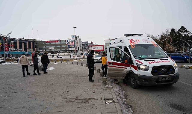 Erzincan yazısının önünde elektrik akımına kapıldı