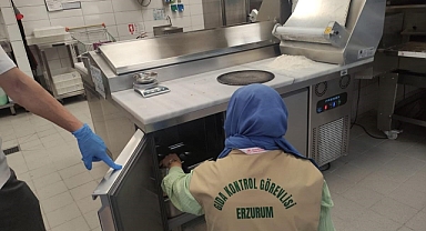 Erzurum’da gıda satışı yapan işyerleri denetlendi