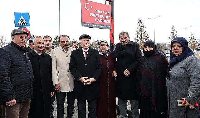 Erzurum'da: Şehit Polis Fırat Bulut caddesi açıldı