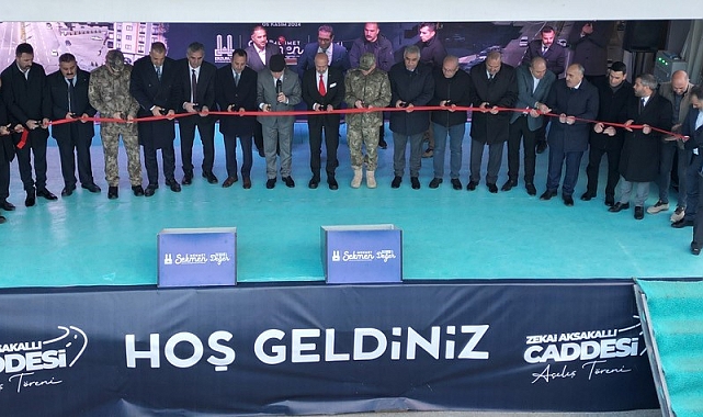 Erzurum'da Korgeneral Zekai Aksakallı caddesi yoğun ilgiyle açıldı