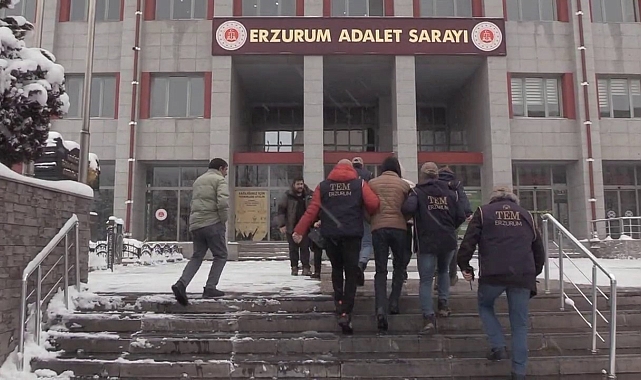 Erzurum'da terör propagandasına tutuklama