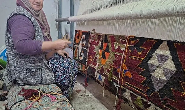 Geleneksel kilimler kadınların elinde şekilleniyor