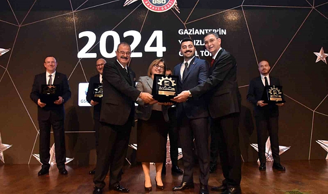 GSO Gaziantep’in yıldızları ödül töreni